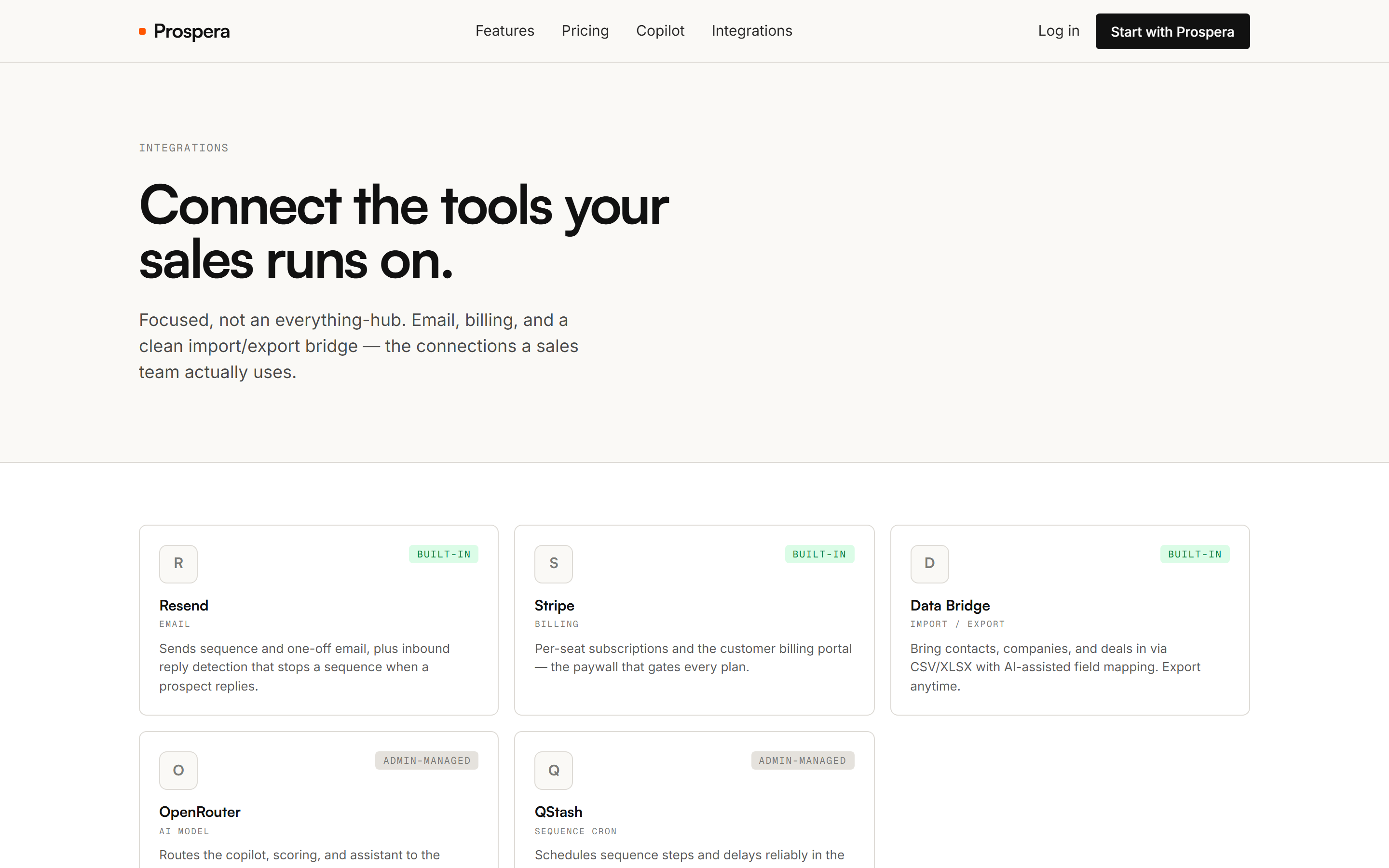 Integrations