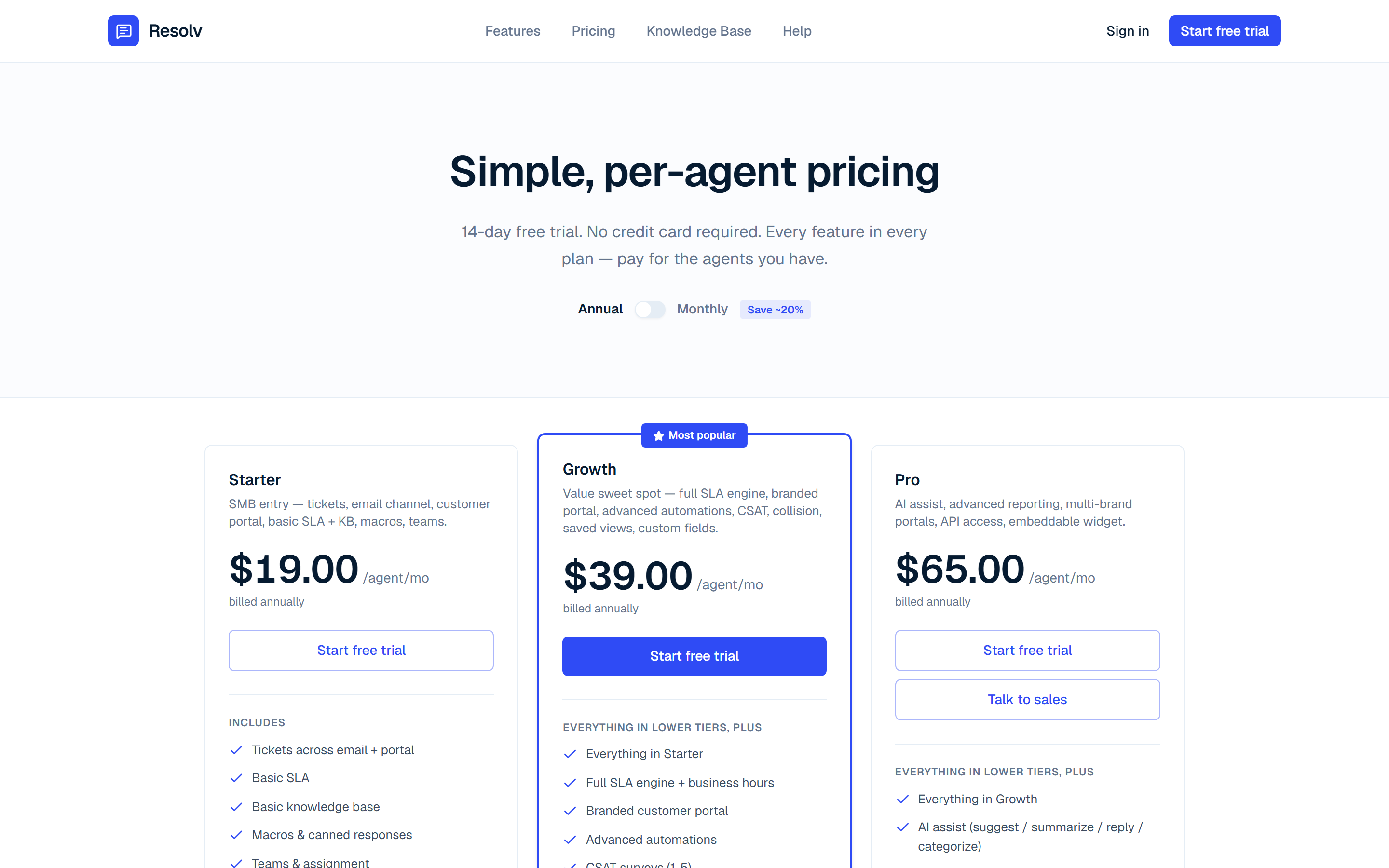 Pricing
